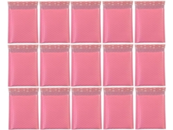 Lote De 50 Bolsas De Almacenamiento De Plástico De Burbujas, Película A Prueba De Golpes, 15 X 11 Cm, Ligeras, Bolsas De Embalaje Impermeables.