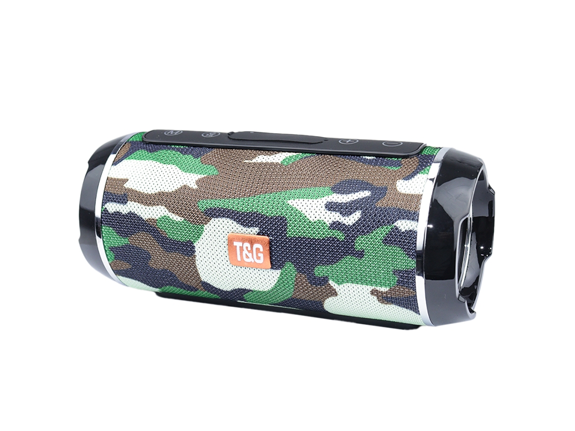 Altavoz inalámbrico portátil Estéreo s/ Fio BT Speakers SAMPHONE ELETRÓNICO TG116 Verde Camuflaje