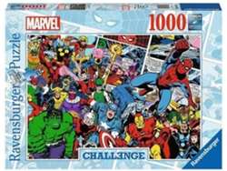 Puzzle RAVENSBURGUER Marvel Challenge (Edad Mínima: 8 Años - 1000 Piezas)