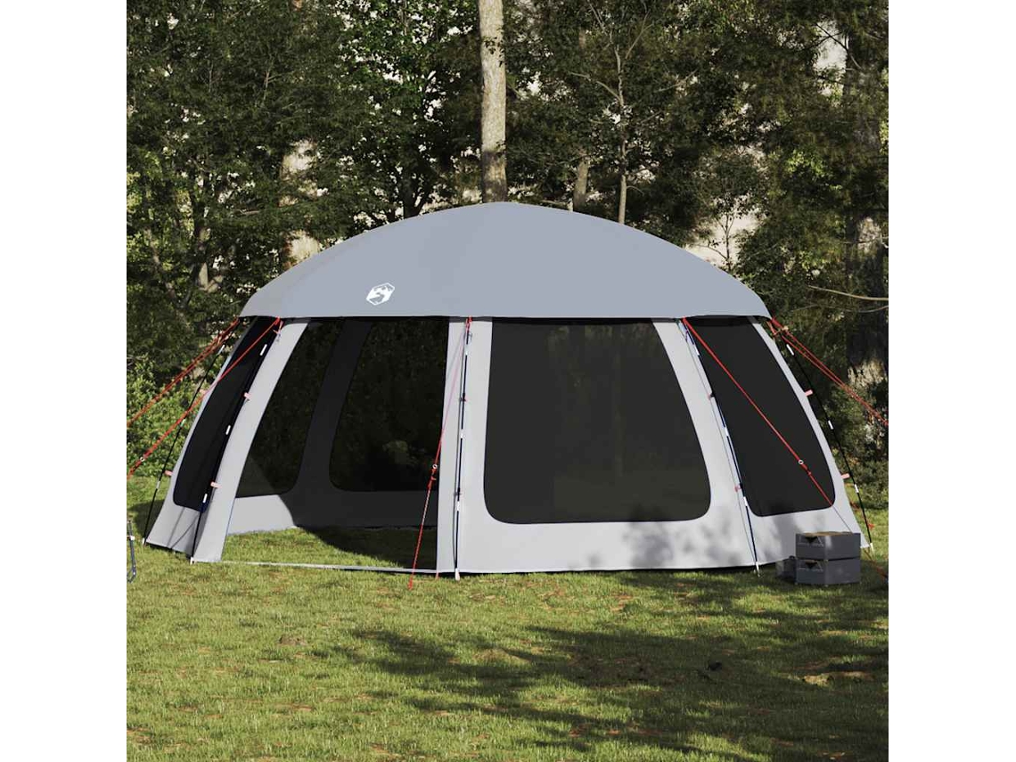 Carpa Para Piscina Con Desmontables Y Paredes Azul 510x510 Cm