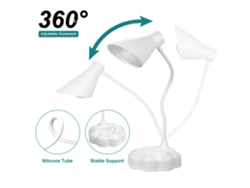 Bj-lâmpada De Escritório Led Usb Flexível Regulável 3 Níveis De Brilho Controle Táctil Portátil Cuidado Com Os Olhos Luz Noturna 5v