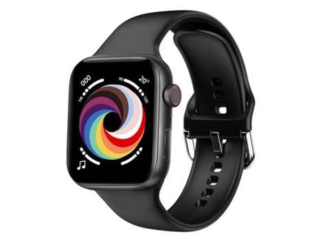 Smartwatch 7.ª generación Pantalla HD de 1,9 pulgadas Carga inalámbrica Fitness Negro