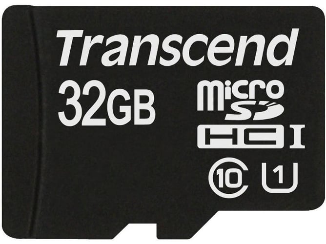 Tarjeta de Memoria TRANSCEND 32GB MicroSDHC Class 10 UHS-I