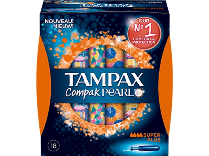 Tampones TAMPAX Compak Pearl Super Plus