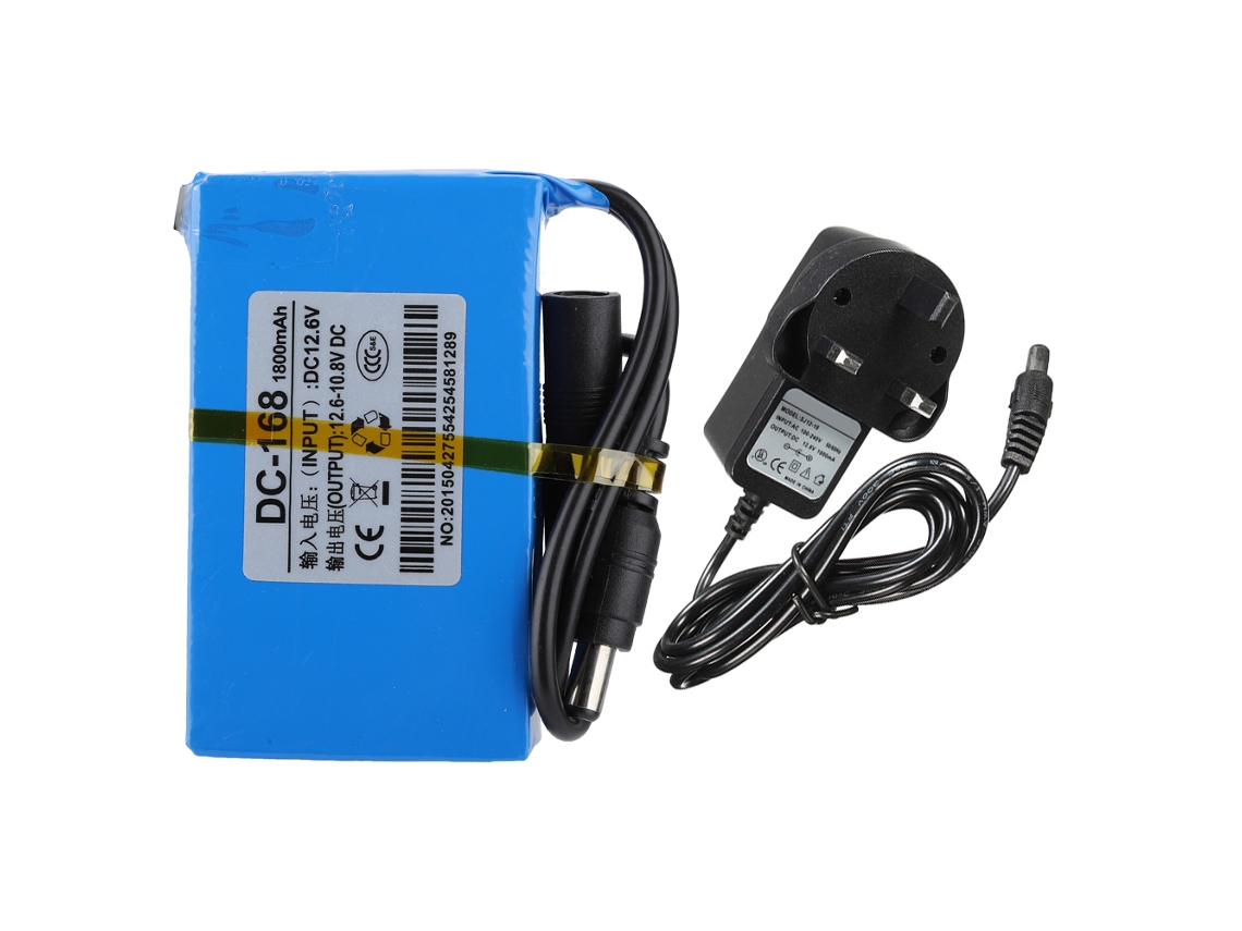 Batería De Polímero De Litio Dc 168 De Alta Capacidad De 1800 Mah Con Interruptor Integrado.