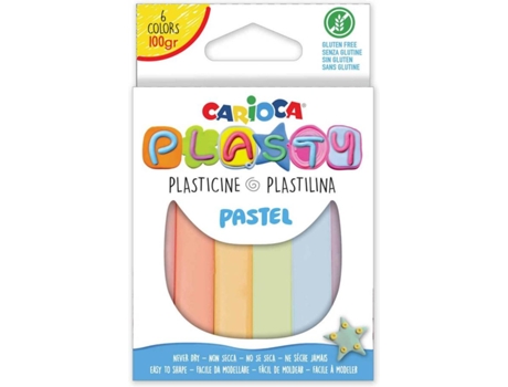Plastilina CARIOCA Plasty 6 Multicolor (6 Und)