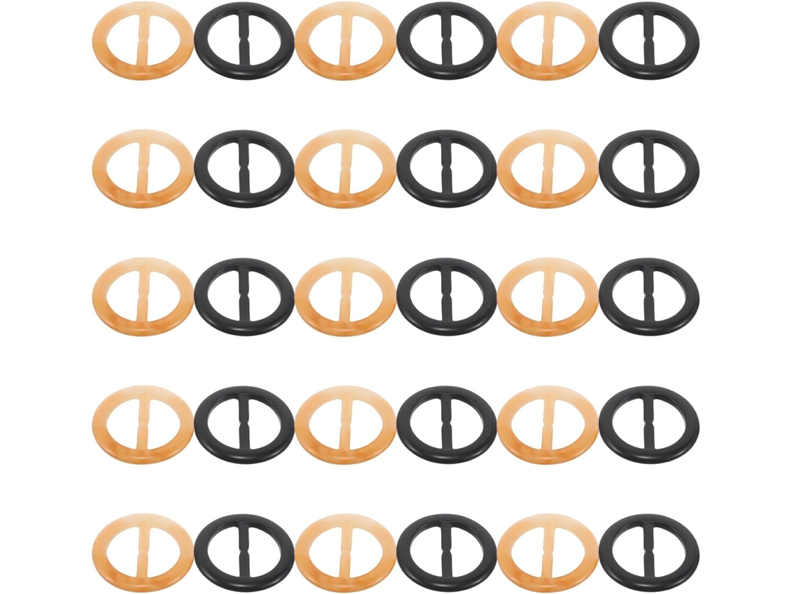 Juego De 30 Hebillas Circulares Para Bufandas Y Cinturones.