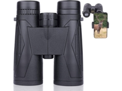Prismáticos ENKERS Telescopios plegables compactos 30X60 con visión nocturna en condiciones de poca luz para adultos y niños,-Negro