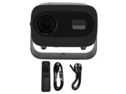 Proyector (wifi Inalámbrico Bluetooth 5.0) Película Y Vídeo 4k Hd Con Control Remoto Enchufe Estadounidense
