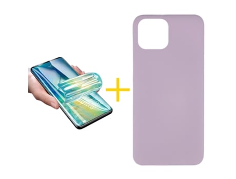 Conjunto de Protector de Pantalla para iPhone 12 Pro GANDY Morado (1un)