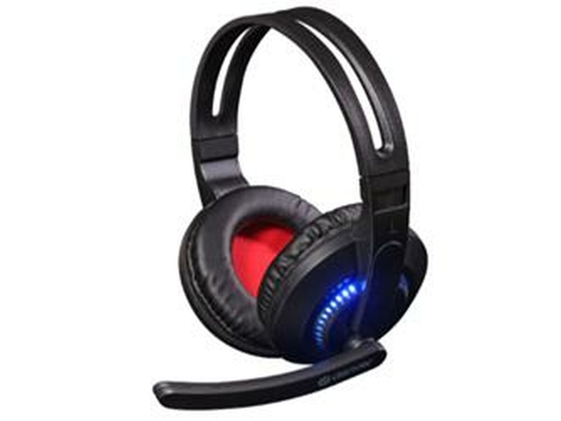 Auriculares con Micrófono DENVER GHS-101/RE Negro