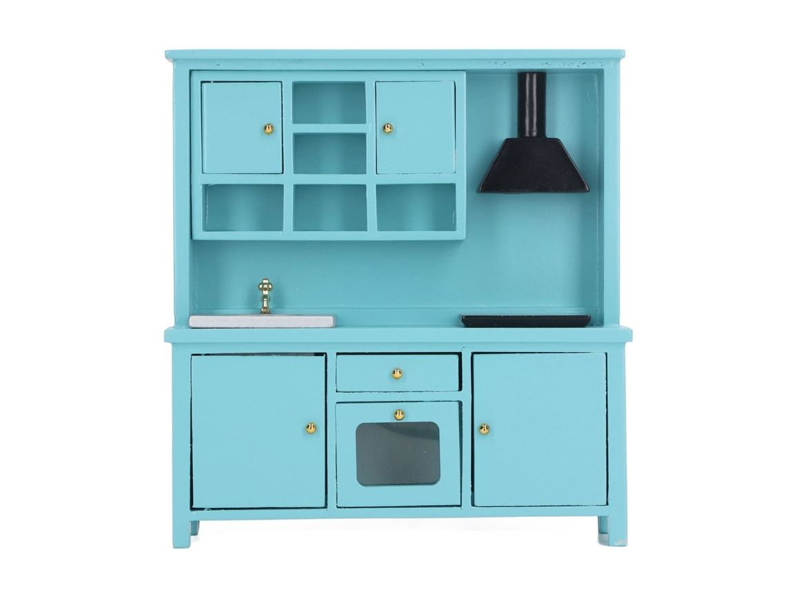 Cocina De Juguete Para Casa De Muñecas, Escala 1:12, Muebles En Miniatura De Madera De Abedul Para Niños.