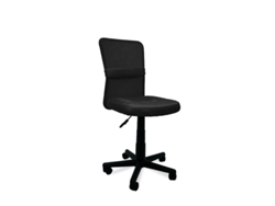 Sillas de oficina con asiento textil color Negro Modelo Alba FURNITURE STYLE