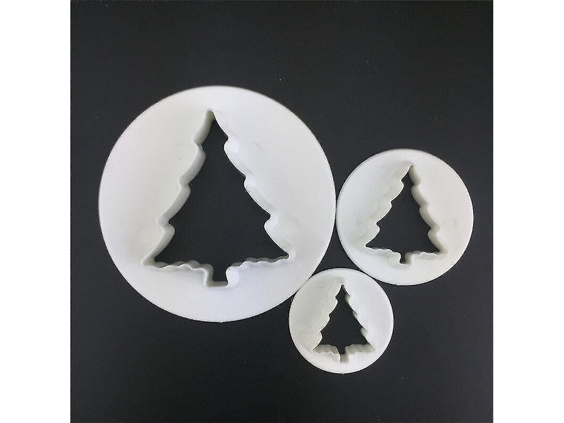 Moldes Para Tartas, Moldes Grandes Para Arbol De Navidad Con Pegamento, 3 Juegos.