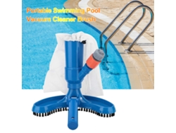 Cepillo para piscinas con chorro de limpieza y mini aspiradora de chorro para manchas y fontanería.