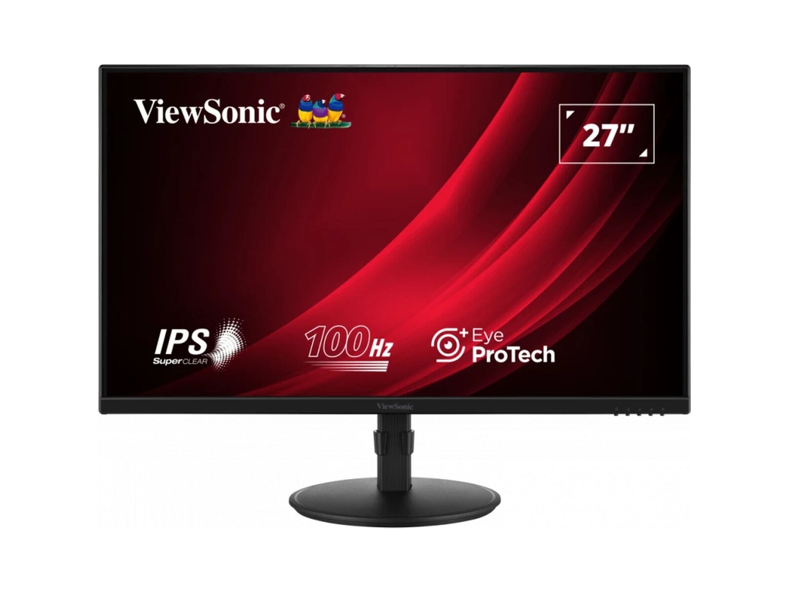Monitor Gaming VIEWSONIC VG2708A-MHD (Negro - Full HD - Flicker free - 27" - Enchufe EU - 5 ms)