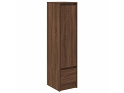 Maison Exclusive - Aparador Alto Roble Marrón 29,5x34x119,5 Cm Madera Ingeniería
