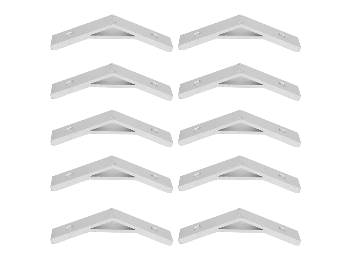 10 conectores angulares de aluminio de 135 grados para esquinas (2020)