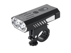 Luz Delantera Para Bicicleta De 800 Lm, Recargable, Con Sensor Automático Y 5 Modos Para Ciclismo Y Acampada.