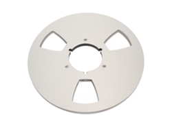 Carrete De Cinta De Aluminio Vacío De 1/4 De Pulgada Y 10 Pulgadas Con 3 Orificios Para Grabadora De Cinta De Carrete Abierto.