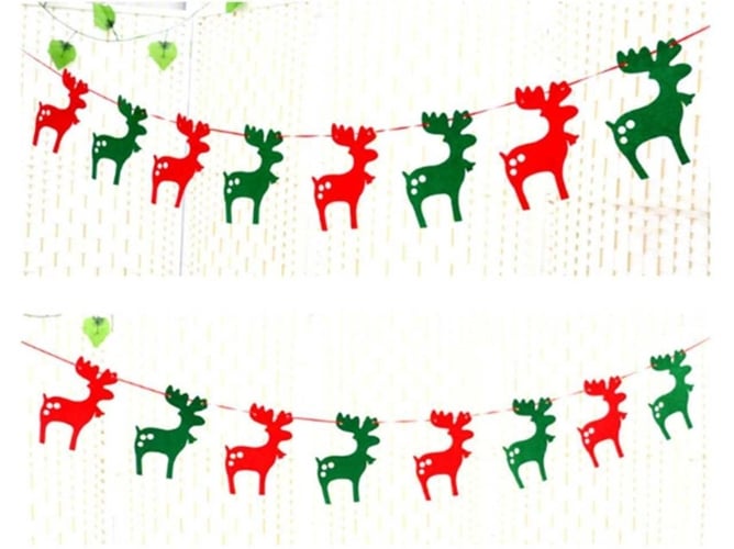 Adornos de Navidad WJS Pack 2 Ciervos