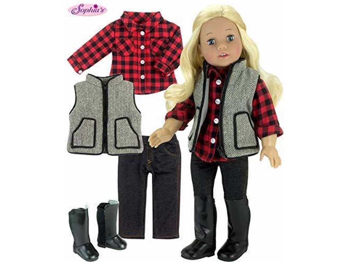 Accesorio de Muñecos SOPHIA'S Winter Doll Outfit with Boots (Edad Mínima: 4 Años - 8.9x8.2x1.3 cm)