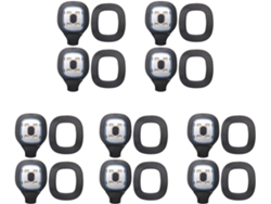 Juego de 10 luces LED USB recargables para gorro, faros delanteros reemplazables de Gokoco