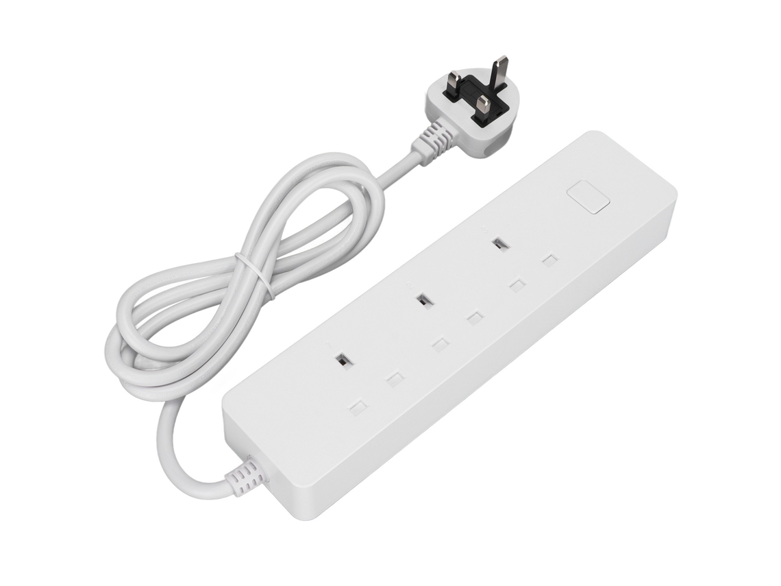 Panel De Alimentación Wifi Inteligente Con 3 Tomas De Corriente Alterna Y 2 Puertos Usb Para El Hogar, La Escuela Y La Oficina, 100-240 V