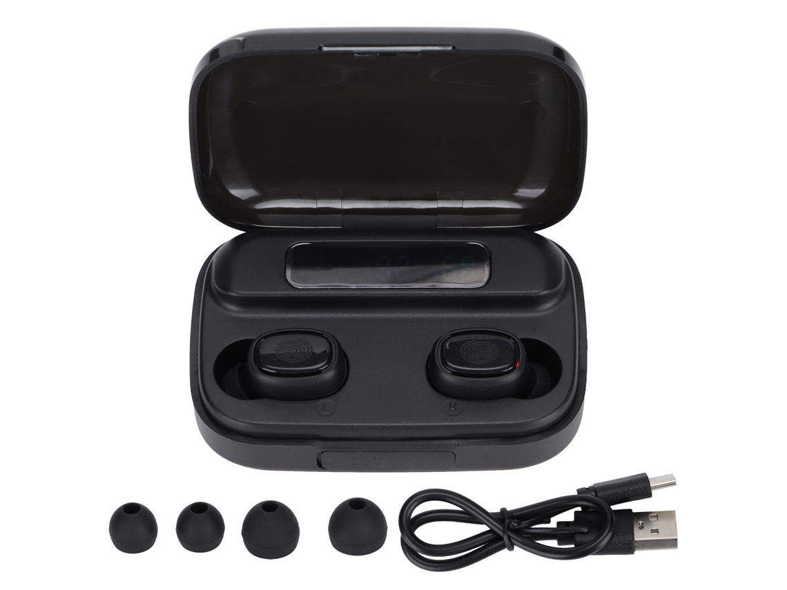 Auriculares Bluetooth EOOCOO 209S 5.1 TWS, auriculares deportivos con batería integrada.