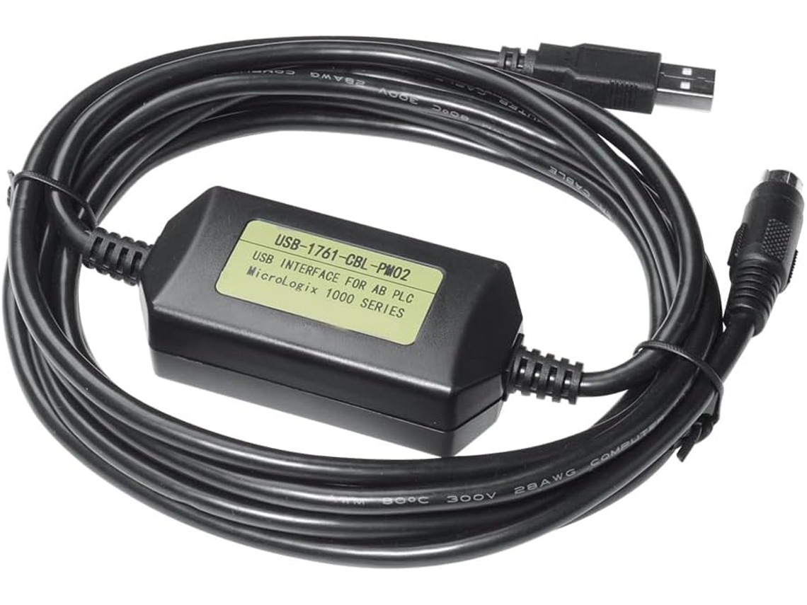 Cable De Programación Usb-1761-cbl-pm02 Para Plc Hexagonal - Micrologix Series 1000/1200/1400/1500