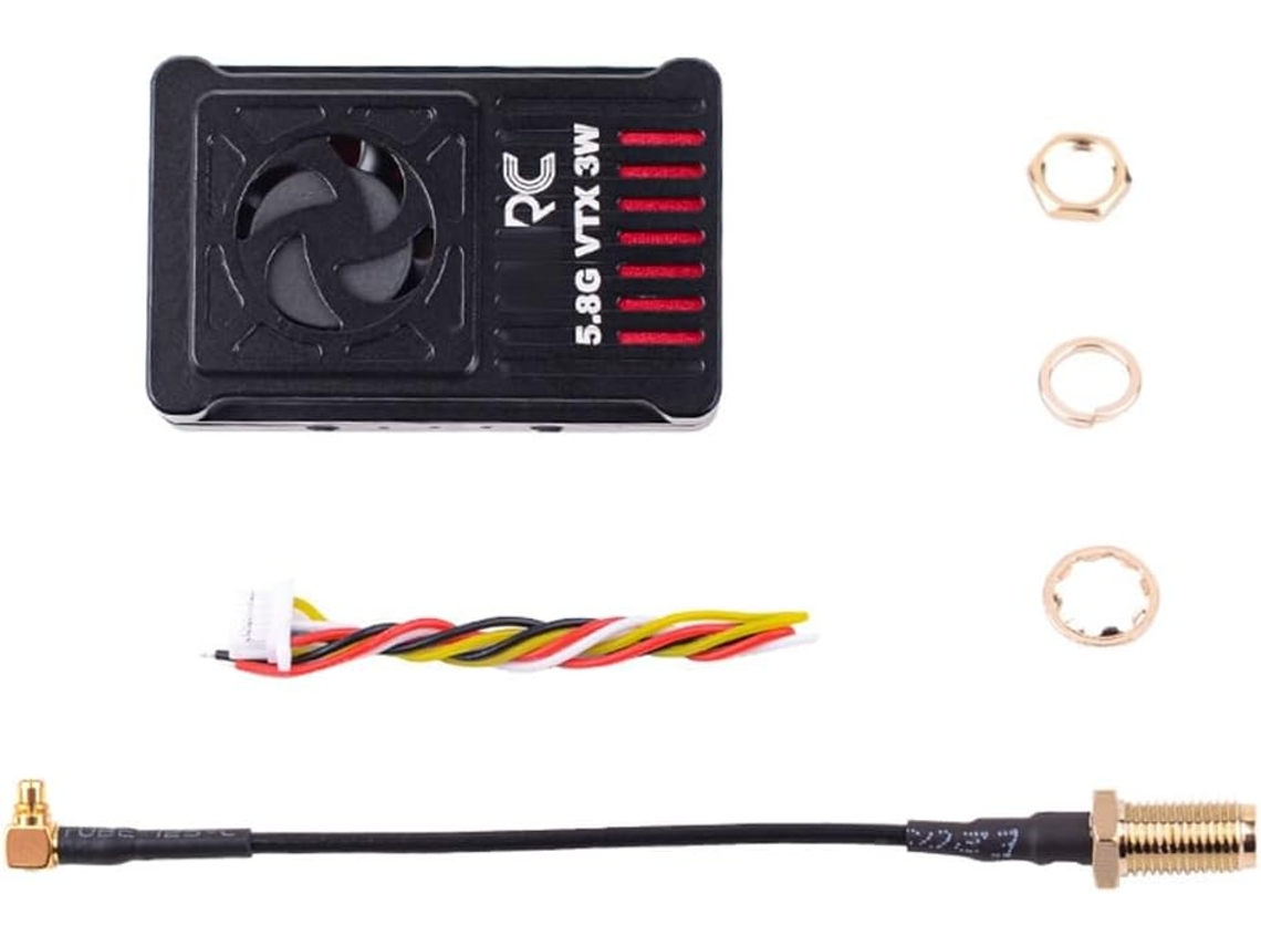 Transmisor De Video Fpv De Alta Potencia De 5.8g Y 3w, 48 Canales, Compatible Con Baterías De 2 A 8s Para Drones.