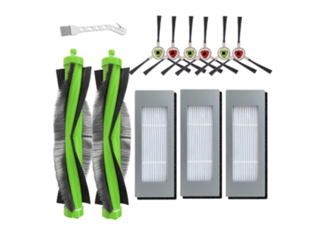 1 conjunto para irobot roomba combo 113 r113840 escova principal filtro esfregão pano