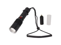 Linterna De Buceo Impermeable Ipx8 De 5000 Lúmenes, 150 M, 3 Modos, Led, Aluminio.