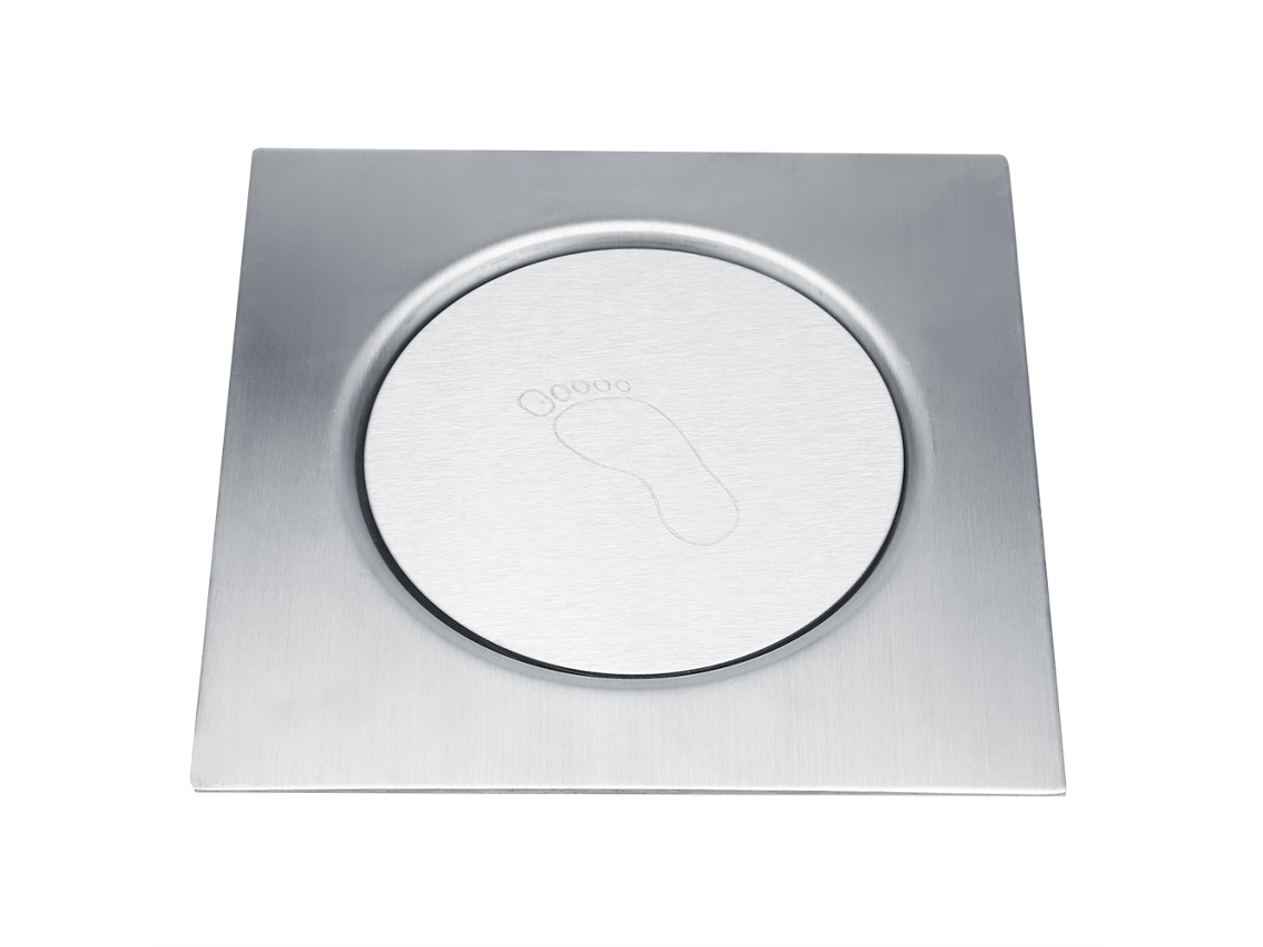 Desagüe de suelo de acero inoxidable para baño, garaje y sótano, tipo salto