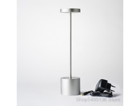 Lámpara de mesa de bar LED moderna, lámpara de mesa para comedor, cena, sitio, batería portátil recargable, lámpara de mesa para comedor, decoració...