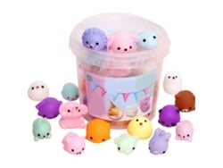 2026-24pcs Juguete Squishy Animal Suave Para Alivio De Estrés Juguete Sensorial Animal Cute Colorido