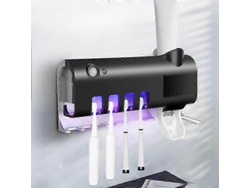 Soporte de pared UV para cepillos de dientes y desinfectante de manos para baño con función esterilizadora Nostalgia88