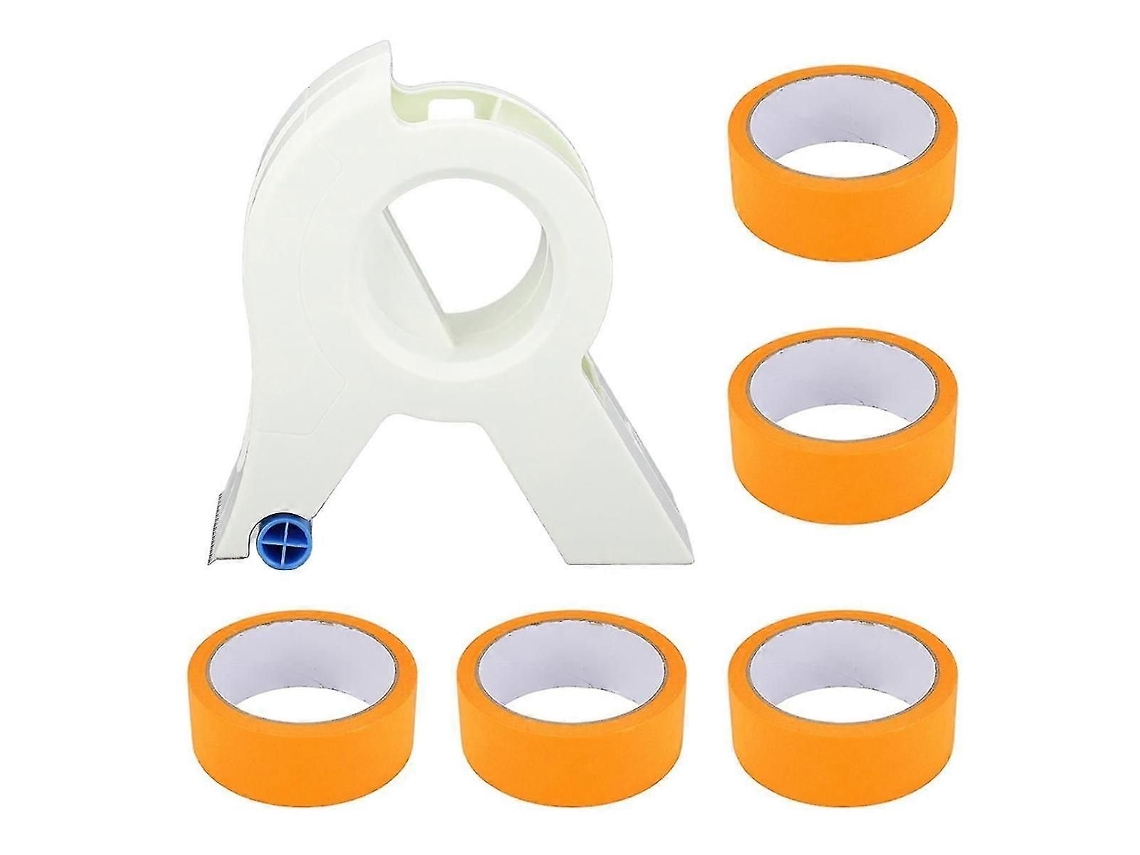 Juego de 6 aplicadores de cinta adhesiva para pintura, herramienta aplicadora para pintores con 5 rodillos GOKOCO Finishing Touch