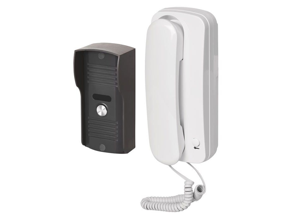Intercomunicador de audio Emos H1085 de montaje en pared, color blanco