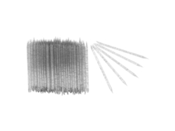 100 Palitos De Uñas Para Tirar De Las Cutículas, Eliminar La Piel Muerta, Limpiar Manicuras Y Pedicuras, Plástico Negro De Doble Cara.