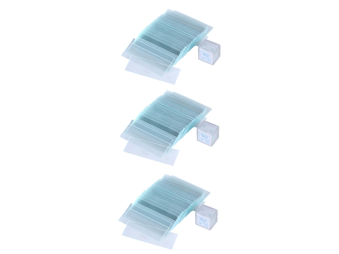 450 Portaobjetos En Blanco Y Portaobjetos De Vidrio Pre-limpiados Para Microscopio.