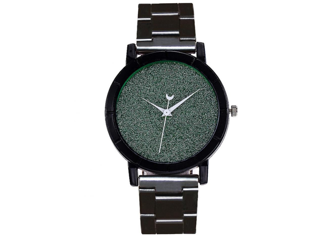 Reloj De Pulsera De Acero Inoxidable Para Mujer Con Diamantes De Imitación, Calendario De Cuarzo, Resistente Al Agua (esfera Blanca)
