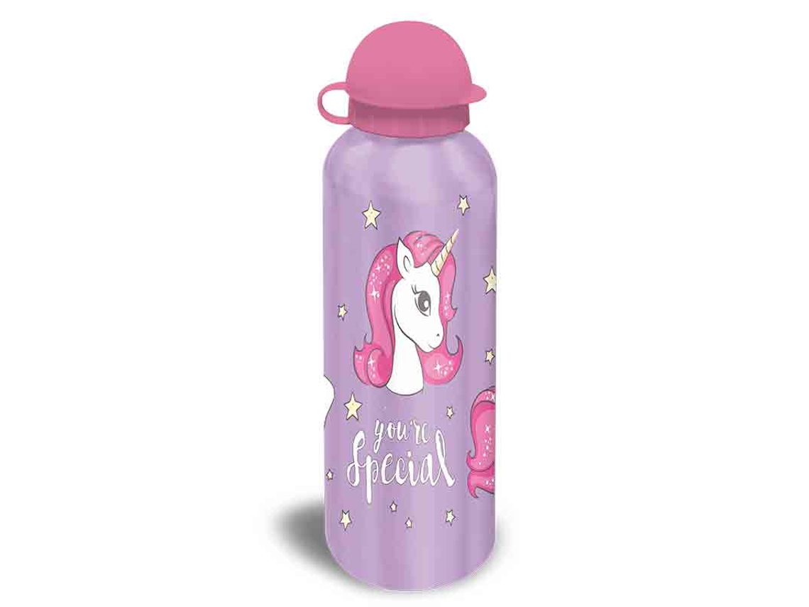 Botella KIDSEUROSWAN Unicornio (Aluminio - 500 ml)