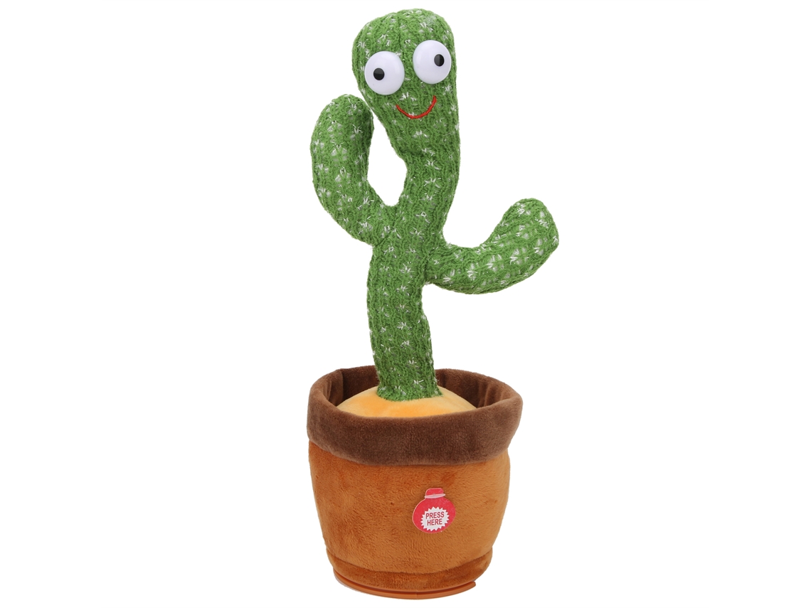 Peluche De Cactus Eléctrico Que Baila Y Canta - Educativo Para Niños