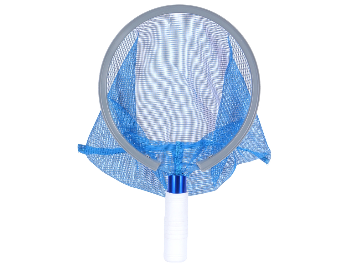 Raspador de hojas para piscina con red para limpiar residuos y accesorios