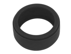 Funda protectora de silicona para anillo inteligente, resistente a los arañazos, elástica, negra, talla S. EOOCOO