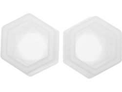 2 moldes de silicona para hacer portalápices, ideales para organizar lápices y escritorios.