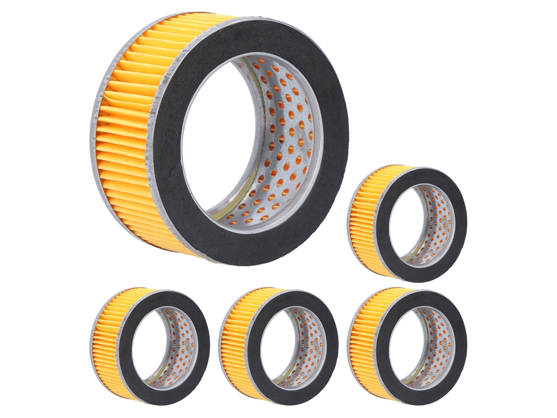 5 Elementos De Filtro Interno Para Compresor De Aire, Pistón Silencioso, 106x84x51 Mm