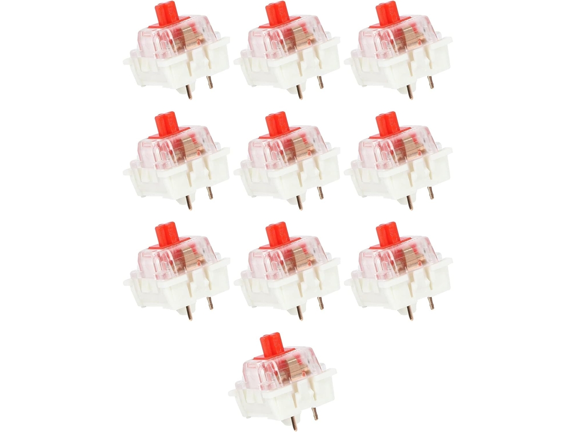 100 Interruptores Mecánicos Mx Rgb De Plástico De 3 Pines Para Teclado (reemplazo)