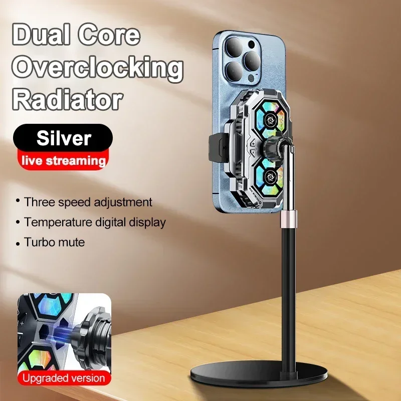Disipador de calor para pantalla LED digital MDUG (plateado con soporte)